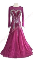 SunnyK Waltz Tango st Dance Dress Salsa Costume Stardard Ballroom Competition