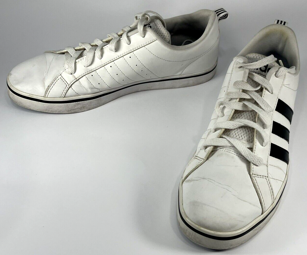 Adidas - Men's VS Pace Sneakers Shoes AW4594 - 8-1/2 - White & Black - DoM  07/19