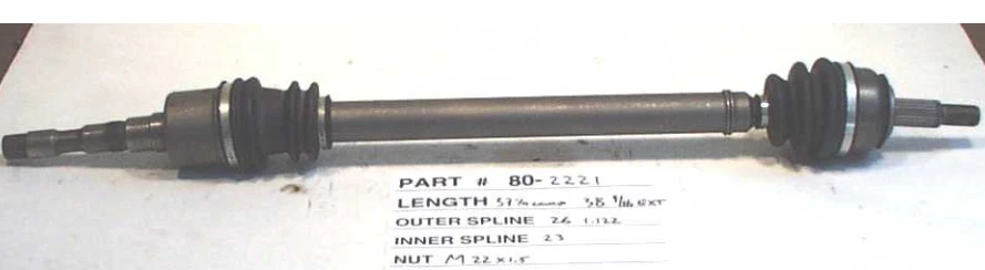 Pair of CV Axles the Front Left and Right Arc Reman - Image 2 of 3