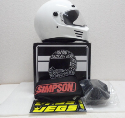 Simpson MSB15XL1 Street Bandit Motorcycle Helmet M2015 XLarge
