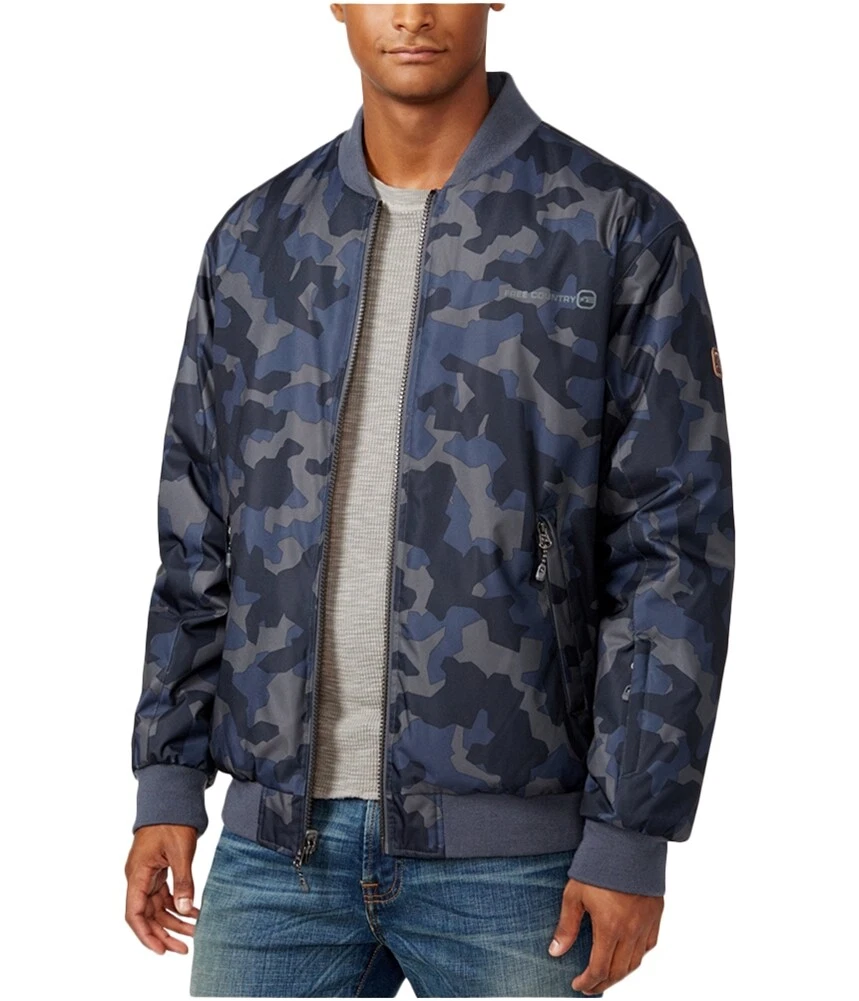 Free Country Mens Reversible Bomber Jacket | eBay