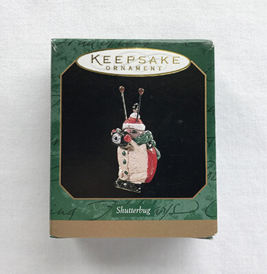 1997 Shutterbug ~ Ladybug Photographer, Camera ~ Hallmark Miniature Ornament