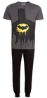 Mens Batman Pyjamas DC Comics Pjs Short Sleeved T-Shirt + Lounge Pants Gift Set