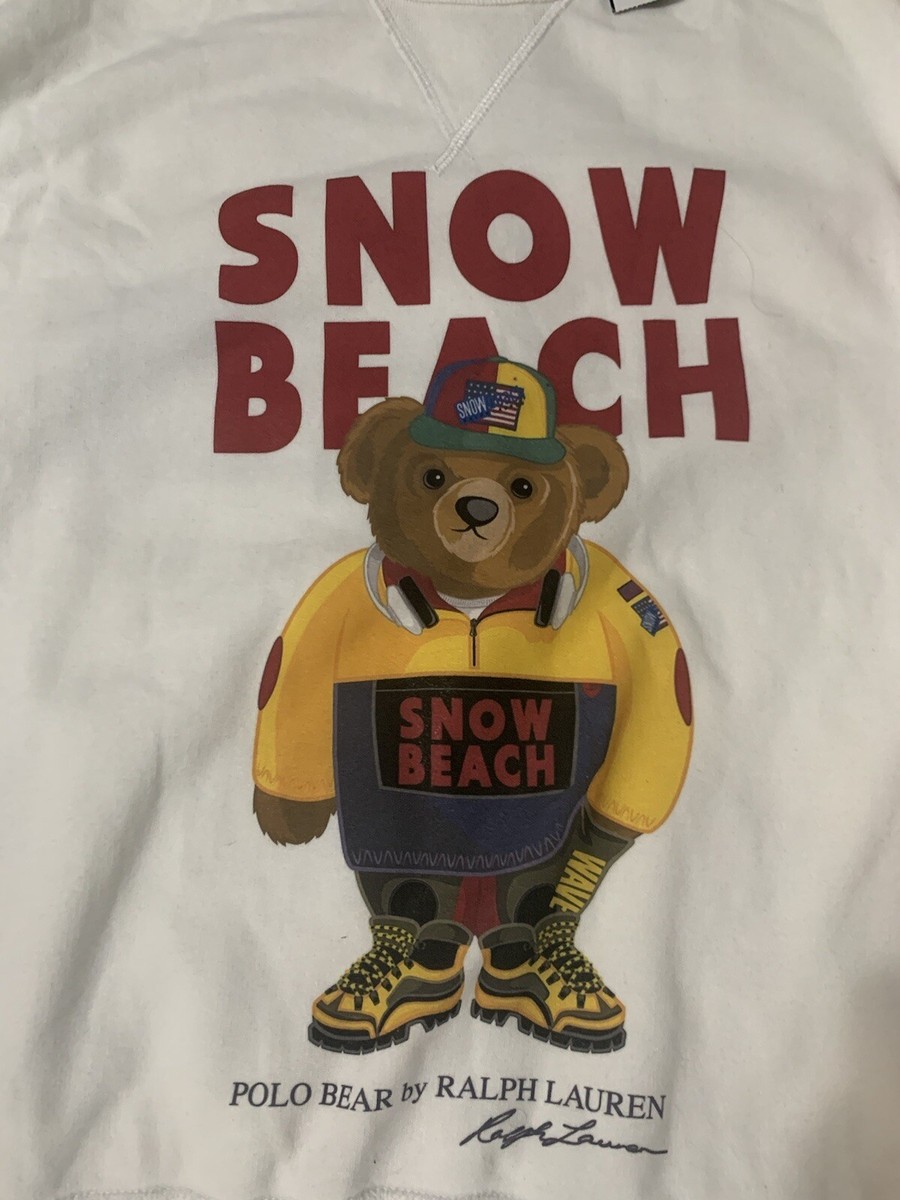 Polo Sport Ralph Lauren Snow Beach Polo Bear Print Crew Neck Polo Sport Ralph Lauren Snow Beach Polo Bear Print Crew Neck