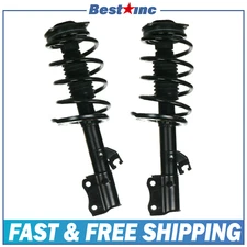 Front(2)Complete Strut Assembly for 2014 - 2019 Nissan Sentra; 172948 172947