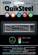 2 x QUIKSTEEL QUICKSTEEL STEEL REINFORCED EXPOXY PUTTY REPAIR WELD 56.8g