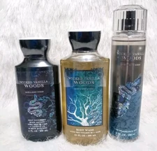 Wicked Vanilla Woods Bath & Body Works Body Mist ,Shower Gel & Lotion Halloween