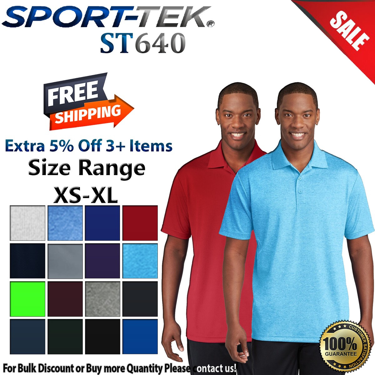 Sport-Tek ST640 Mens Short Sleeve PosiCharge RacerMesh Stylish