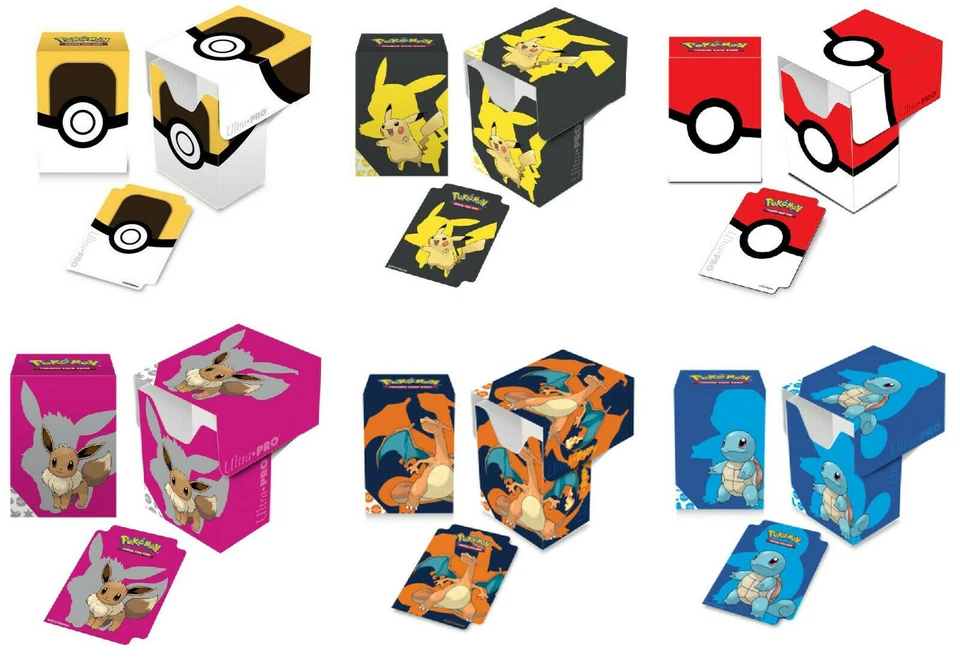 Ultra Pro Deck Box 80+ Karten Case für Pokemon Sammelkarten + Card Divider ? NEU