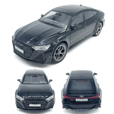 1:24 2024 Audi RS7 Sportback Model Car Diecast Toy Cars Pull Back