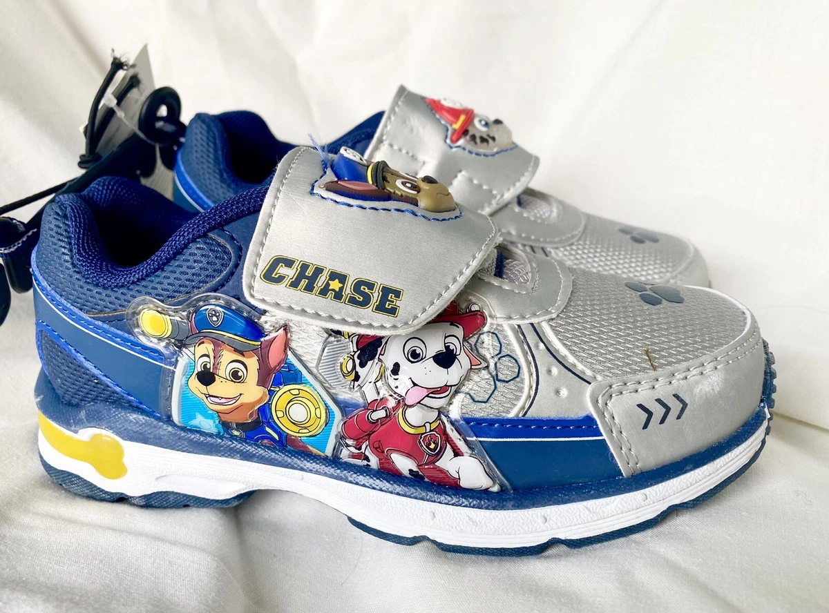 PAW PATROL Light Up Shoes Sneakers Toddler s Size 10 eBay