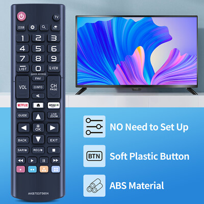 Akb75375604 Télécommande De Remplacement Pour Lg Tv 32Lk610B