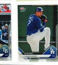BLAKE SNELL 2025 Topps Now Road to Opening Day #OD-280 Los Angeles DODGERS