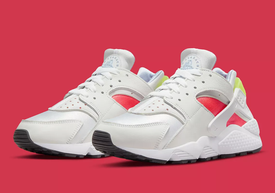 Nike Air Huarache Run White Bright Crimson, Where To Buy