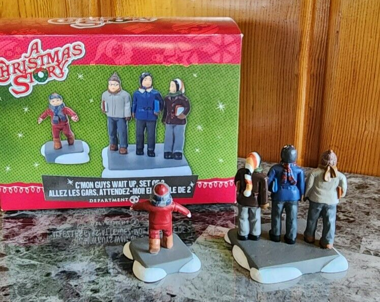 Department 56 A Christmas Story Village C'mon Guys, Wait Up! eBay