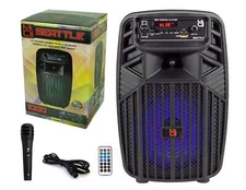 Mr. Dj SEATTLE 6.5" Portable Active Speaker With Rechargeable Battery 1000 Watts