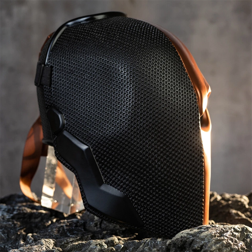 Xcoser Arkham Knight Deathstroke Helmet Cosplay Masks Prop Resin Adult Halloween - Image 4 of 4