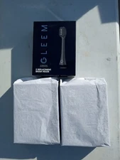 Lot of 3 New in Box Gleem Replacement Brush Heads 2 Count Pack - Black