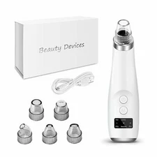 Blackhead Remover Pore Vacuum Mlikang Electric Pore Cleaner w/ 5 Suction Probes