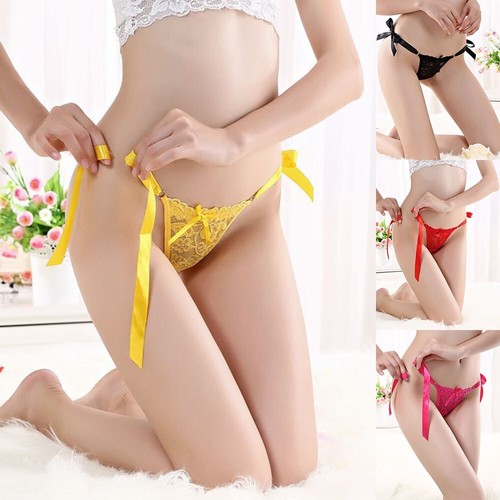 Damen Spitze Unterwäsche Gstring Tangas Höschen Tback Slip Sexy Intim - Bild 6 von 16