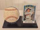 Baltimore Orioles 1972 Team Signed Baseball