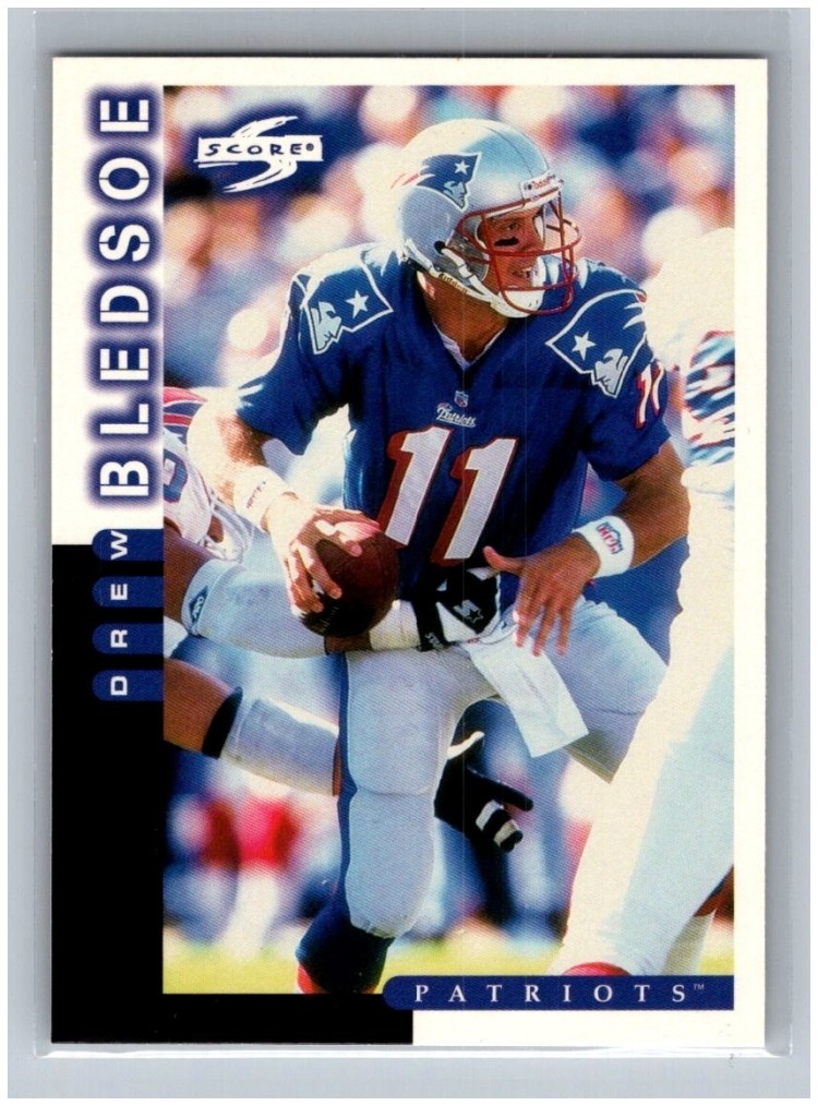 1998 Score Drew Bledsoe #144 New England Patriots NFL Football Base Set Pinnacle