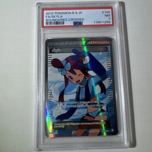 Skyla 2012 Pokemon Black & White Boundaries Crossed Full Art #149 PSA 7