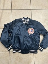 Vintage Chalk Line USA Made New York Yankees Starter Jacket Satin Bomber MLB