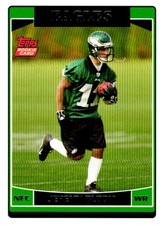 Jeremy Bloom Eagles 2006 Topps Rookie Card #382 WR. rookie card picture