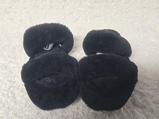 UGG Australia Fluff Yeah Slide Sandals for Women, Size US 6- Black