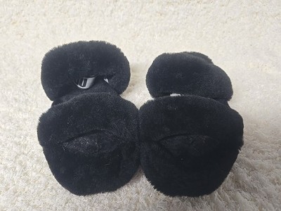 UGG Australia Fluff Yeah Slide Sandals for Women, Size US 6- Black