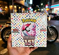 Factory Sealed Japanese Pokemon TCG 151 SV2a Booster Box Kanto Original 151 Mew