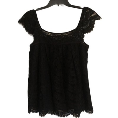 MILLY OF NEW YORK BLACK LACE TOP 6