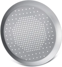Beasea Pizza Pans with Holes, 8.5 Inch Food Network Pizza Pan Heavy Duty Aluminu