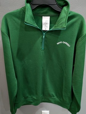 Rex Orange County Who Cares Medium Unisex Kelly Green Poly Cotton Nwot 217