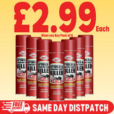 SPIDER KILLER SPRAY 300ML CREEPY CRAWLY PEST CONTROL INSECT BUG REPELLENT Doff