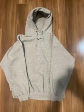 Nike Vintage Gray Center Swoosh Hoodie