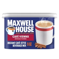 Maxwell House International Vienna Café-Style Instant Coffee Beverage Mix, 9 oz.