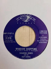 Sharon Jones & The Dap-Kings - Window Shopping B/W Instrumental LE 45 7"