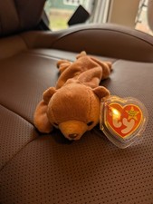 TY BEANIE BABY CUBBIE BEAR 1993 PVC FILLED PLUSH TOY NWT