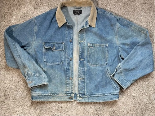 Ralph Lauren RRL Double RL Denim Jacket - 3 Star Tag - XL - made in USA  - product listing photo