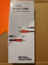 Best Buy essentials- 6' Stereo Audio RCA Cable - Black