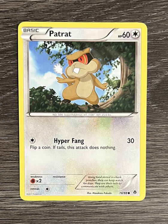 Pokemon Trading Card - Emerging Powers: Patrat 78/98