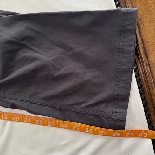 PrAna Halle Bootcut Pant Grey Size 12 Short Inseam Stretch Pockets UPF Hiking - Picture 7 of 12