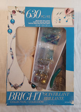Cousin 630-piece jewelry making kit: beads, findings, tool, mat, more - sealed