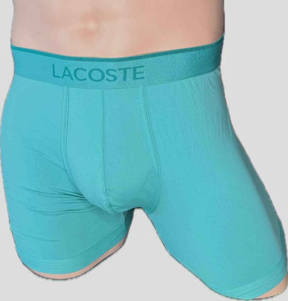 Calzoncillos boxer elásticos estilo de vida informal Lacoste para hombre talla M ropa interior COMO NUEVOS Foto 2 de 3