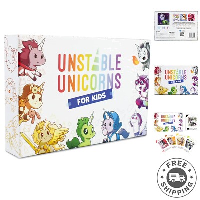Magical Unstable Unicorns Game for Kids - Strategic Fun for 2-6 Players