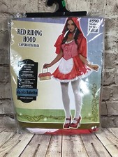 RED RIDING HOOD CAPERUCITA Costume Adult MEDIUM 6-8
