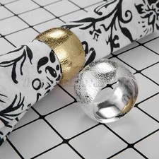 6 servilleteros anillos círculo mesa boda cena servilleta hebilla soporte 2 colores