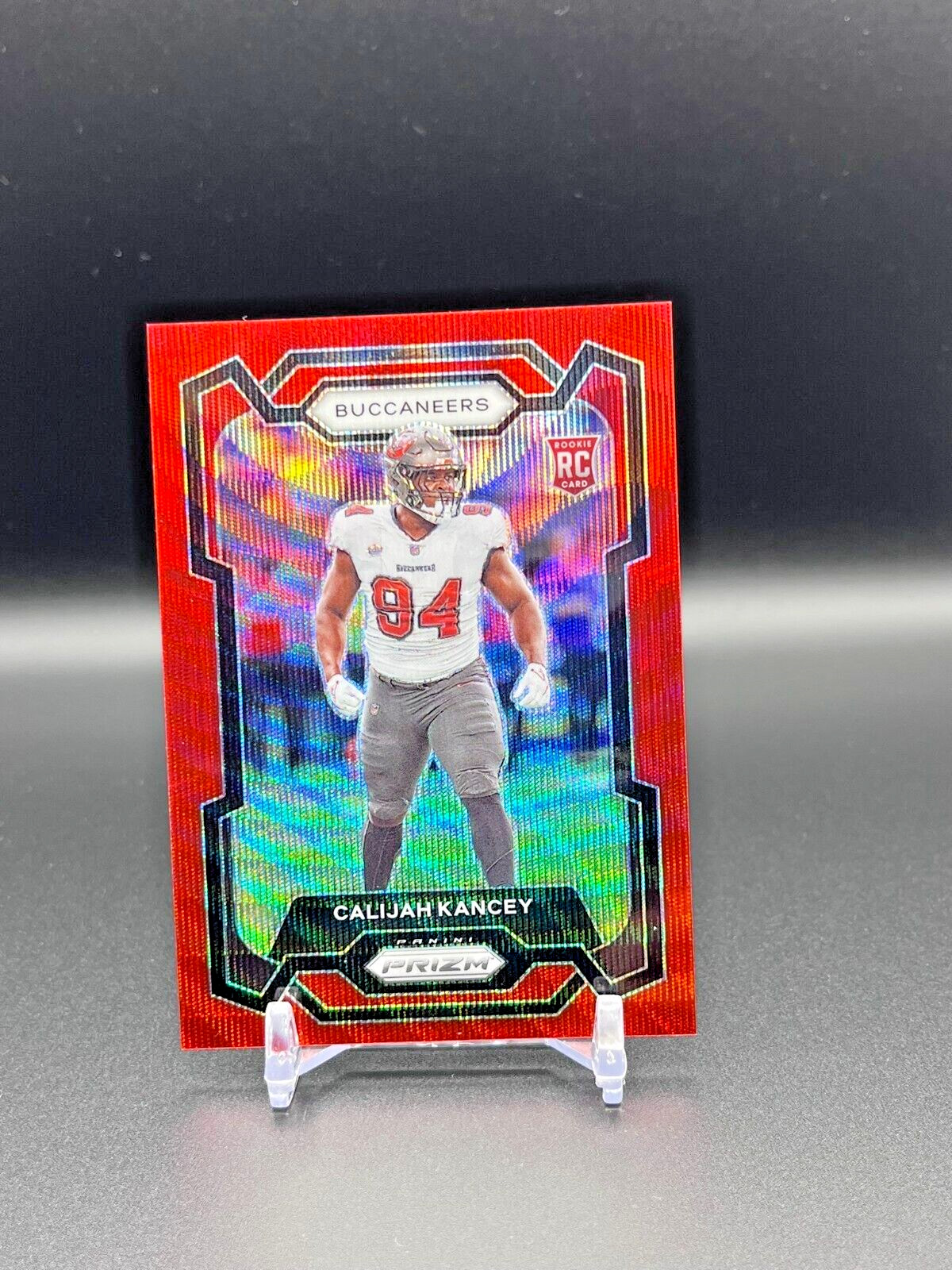 Calijah Kancey Panini Prizm #393 Red Wave